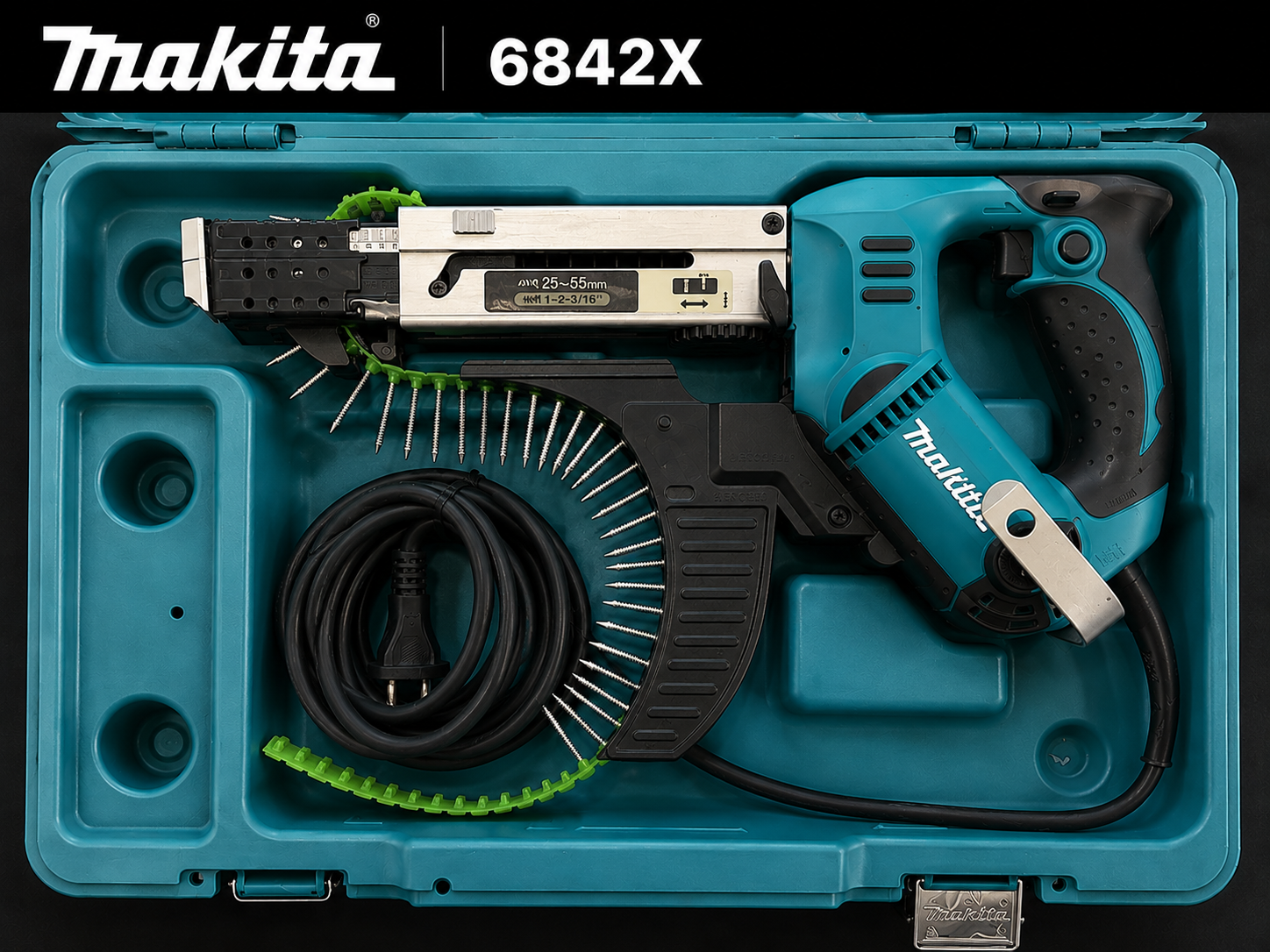 Makita 6842x – bandskruvdragare för gips & träskivor