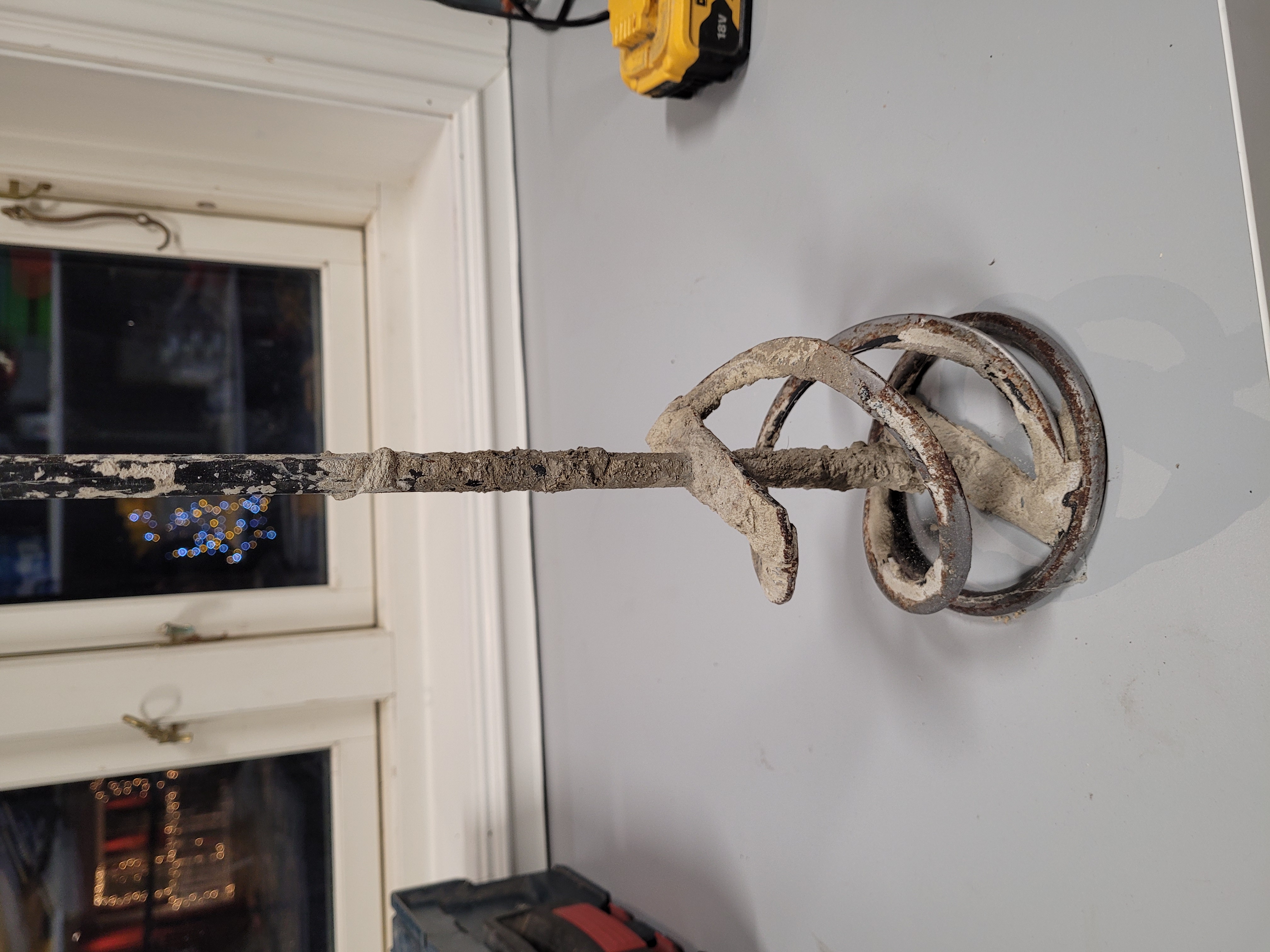 Betongvisp / omrörare