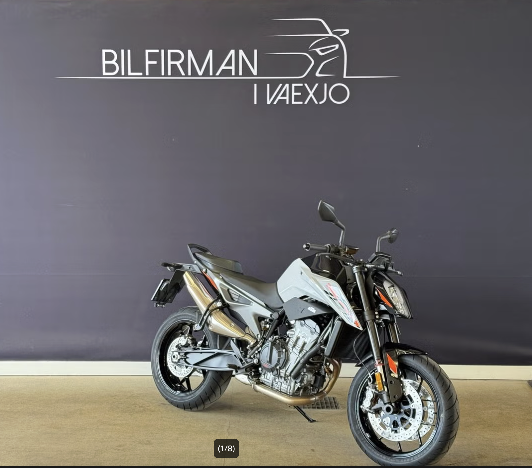 Ktm 790 duke perfekt för uppkörning!