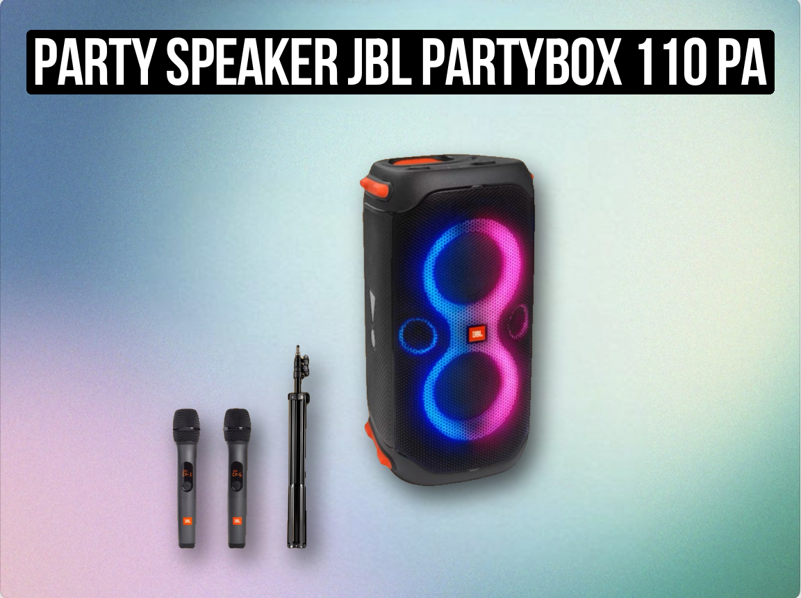 Party speaker jbl partybox 110 pa system battery powered bluetooth event wedding dj 