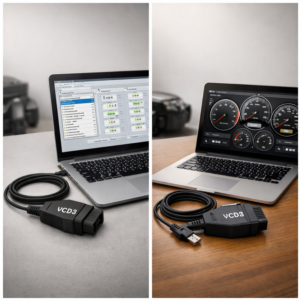 Vcds utrustning för felsökning av vag bilar 