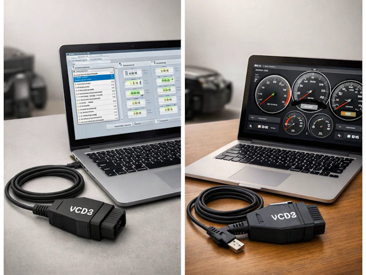 Vcds utrustning för felsökning av vag bilar