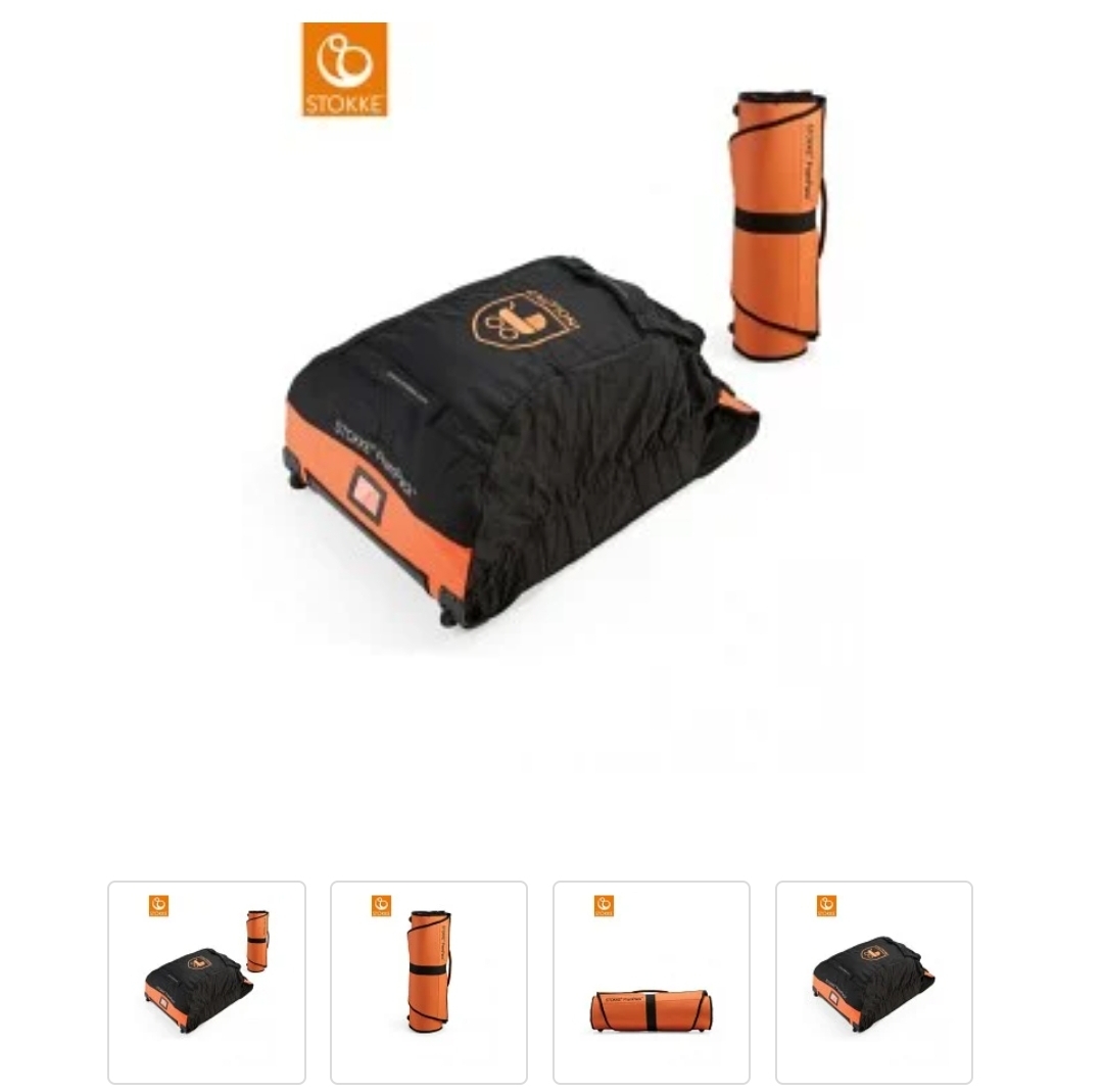 Stokke prampack, barnvagnsväska, resväska 