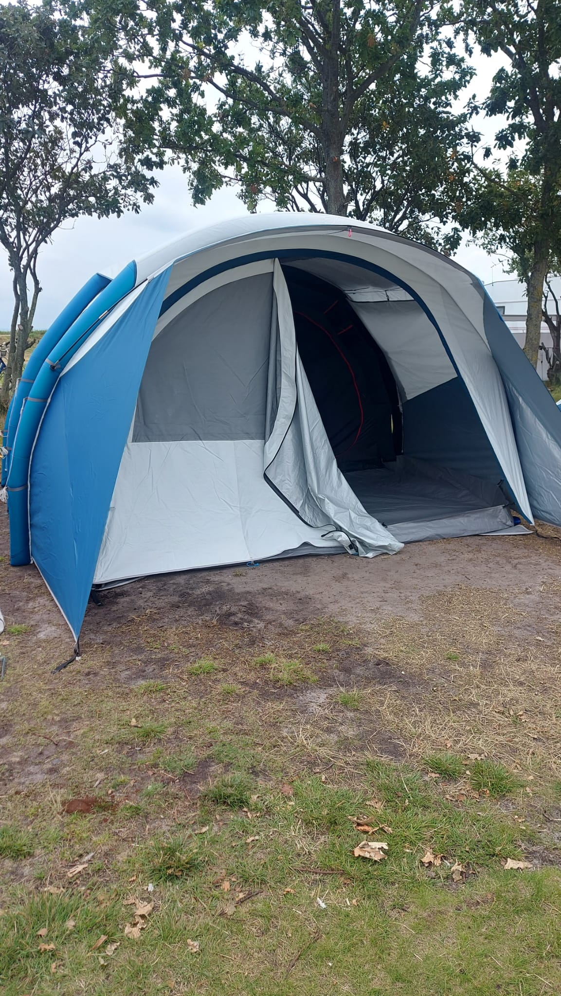 Quechua air seconds 5.2 fresh & black familjetält