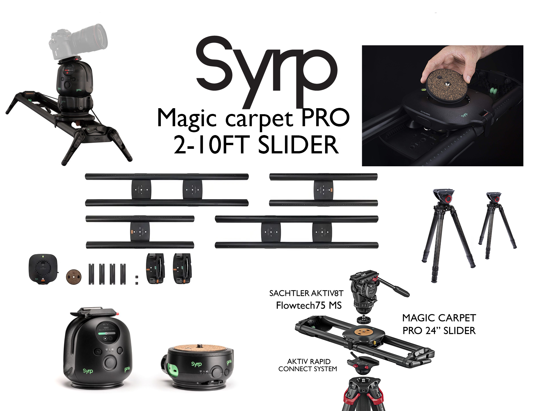 Syrp magic carpet pro 2-10ft / genie ii system