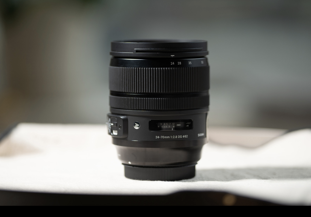 Sigma 24-70mm  f2.8 dg os hsm art ef fullformat stabilisert