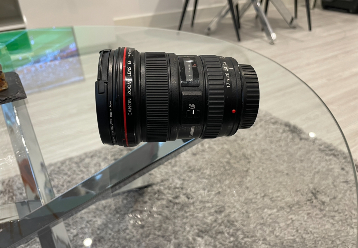 Canon zoom lens ef 17-40mm f/4l usm