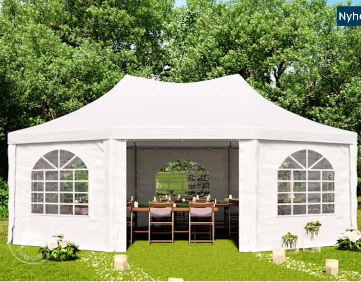 Elegant partytält/pagodtält för ca 30 personer