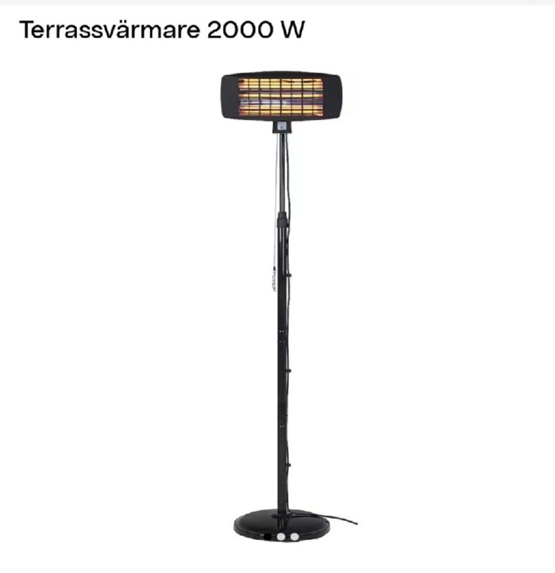 Terassvämare infraröd 