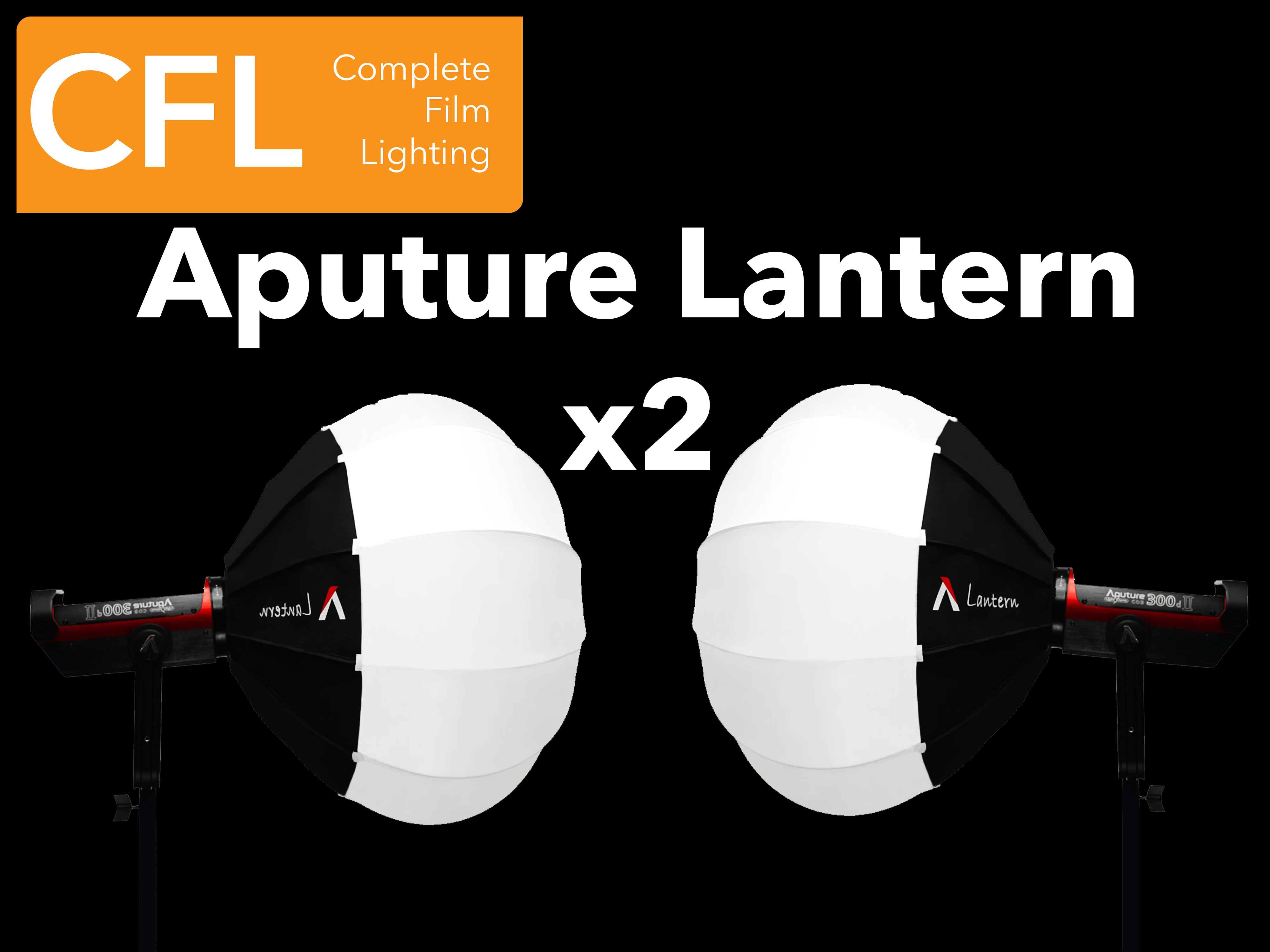 Aputure lantern x 2 