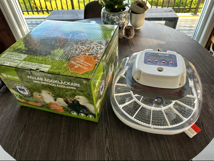 Willab rugemaskin for 22 egg til leie