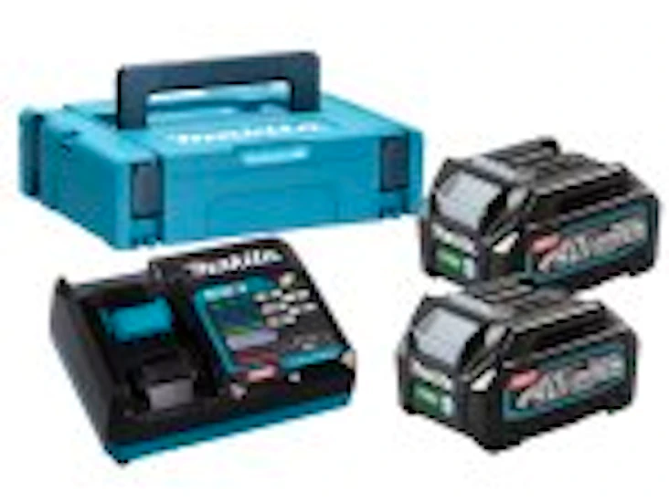 Makita 40v xgt batterier + original hurtiglader.