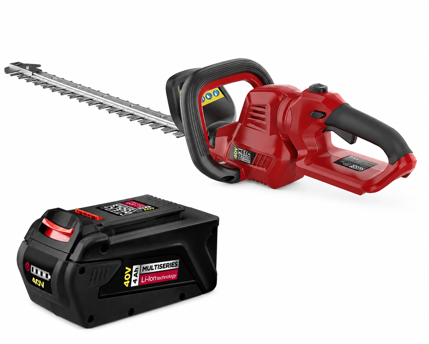 Batteridriven häcksax 40 v 600 mm