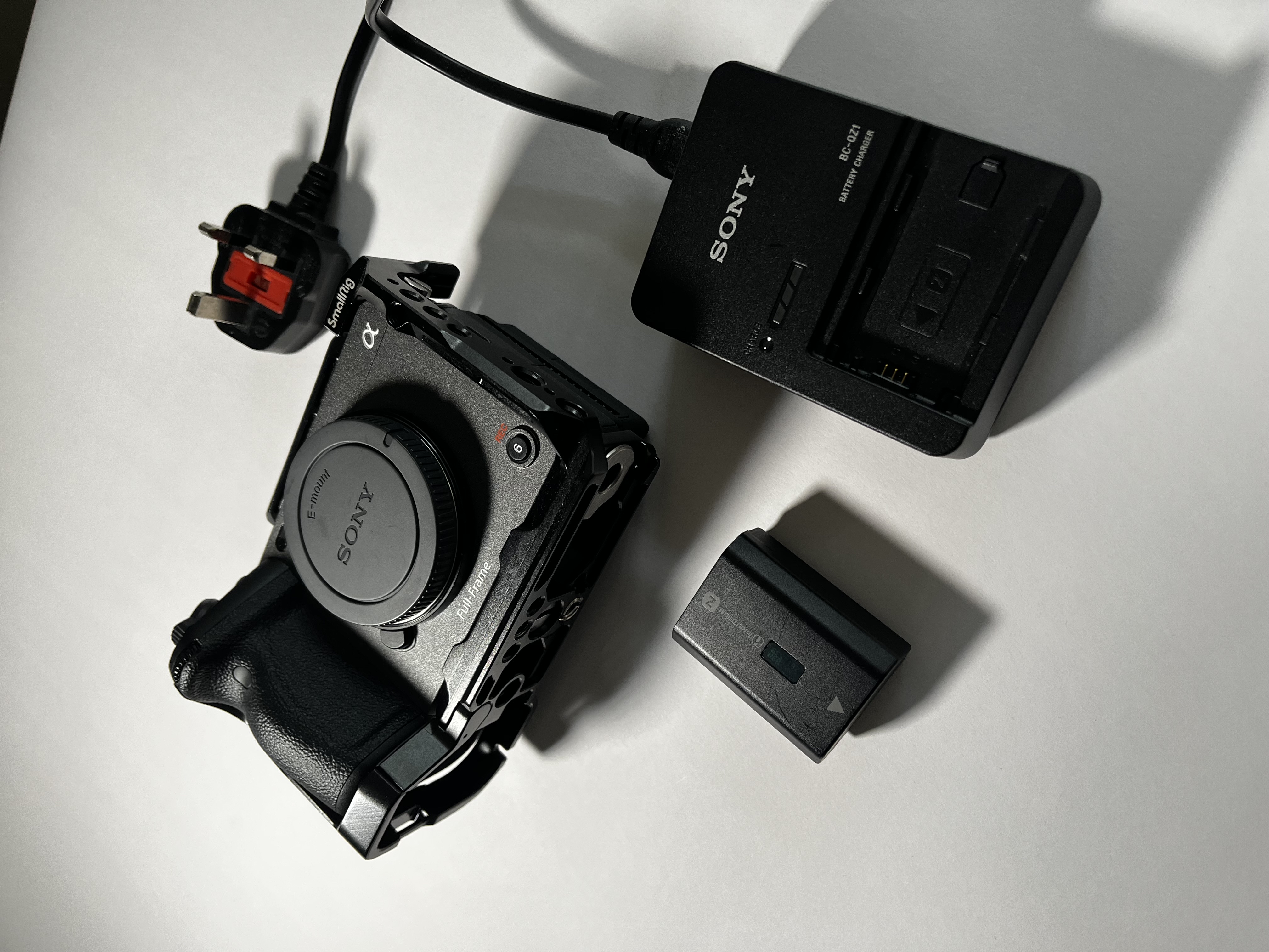 Sony fx3 full frame cinema camera body with smallrig cage 