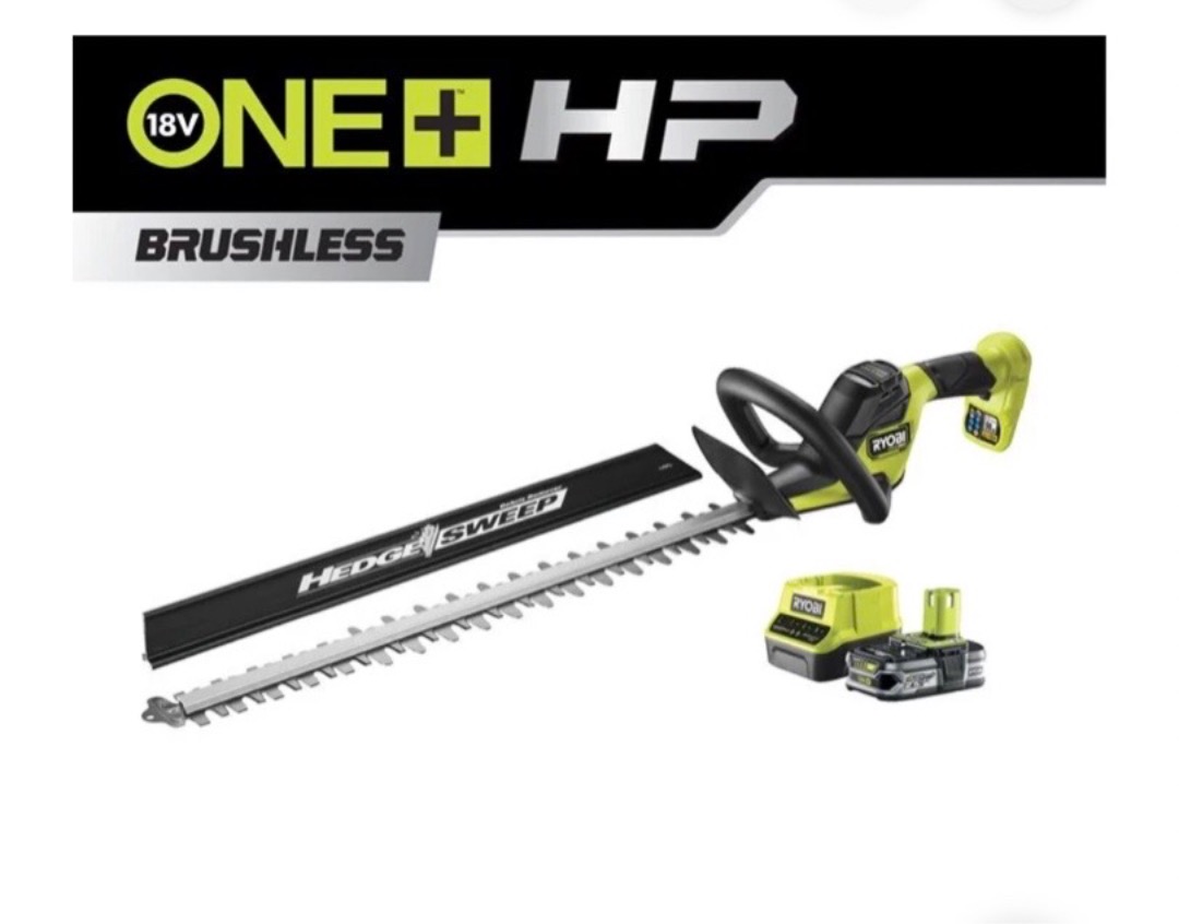 Ryobi batteridrevet hekksaks