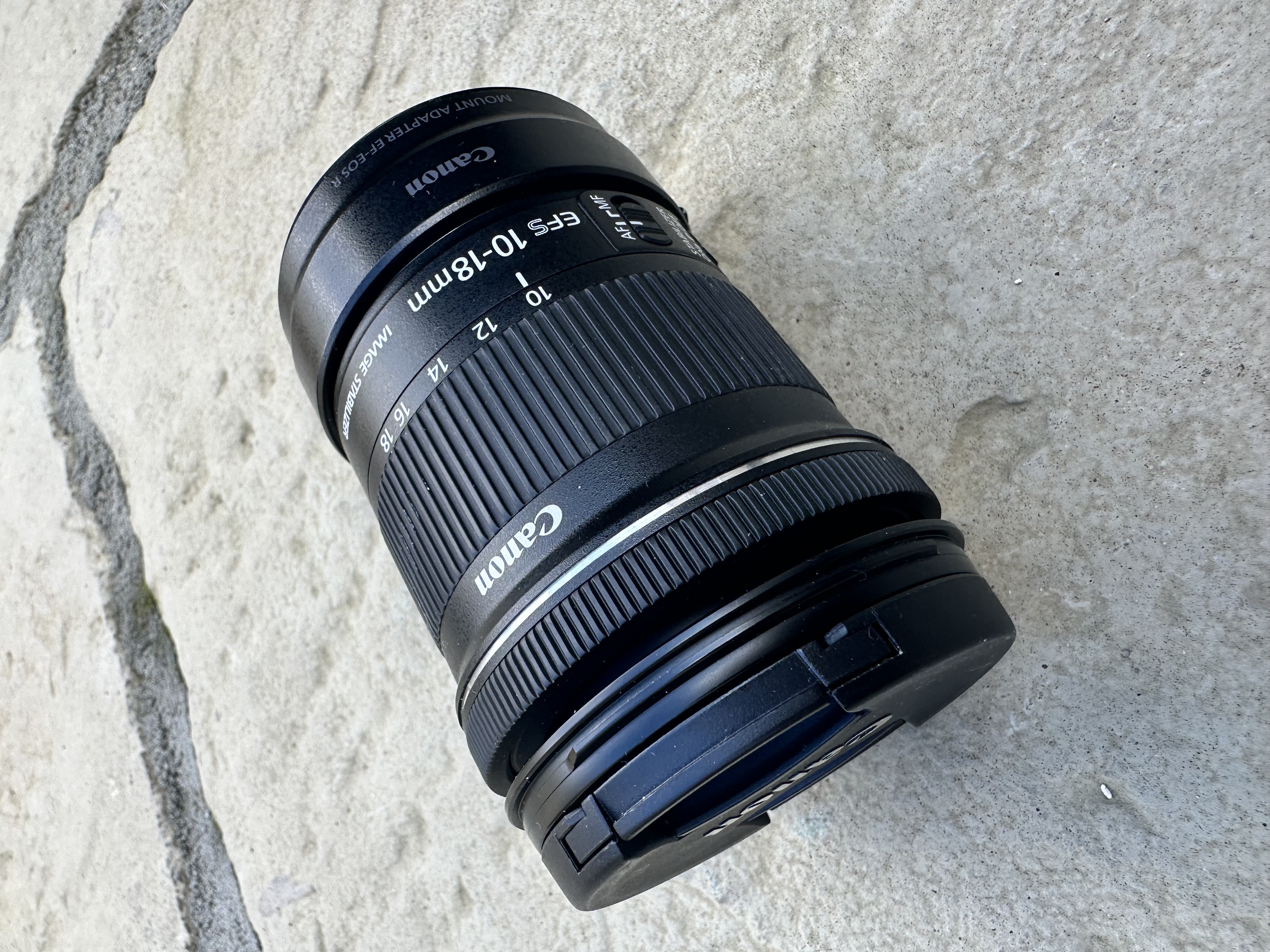Canon 10-18mm wide angle lens 
