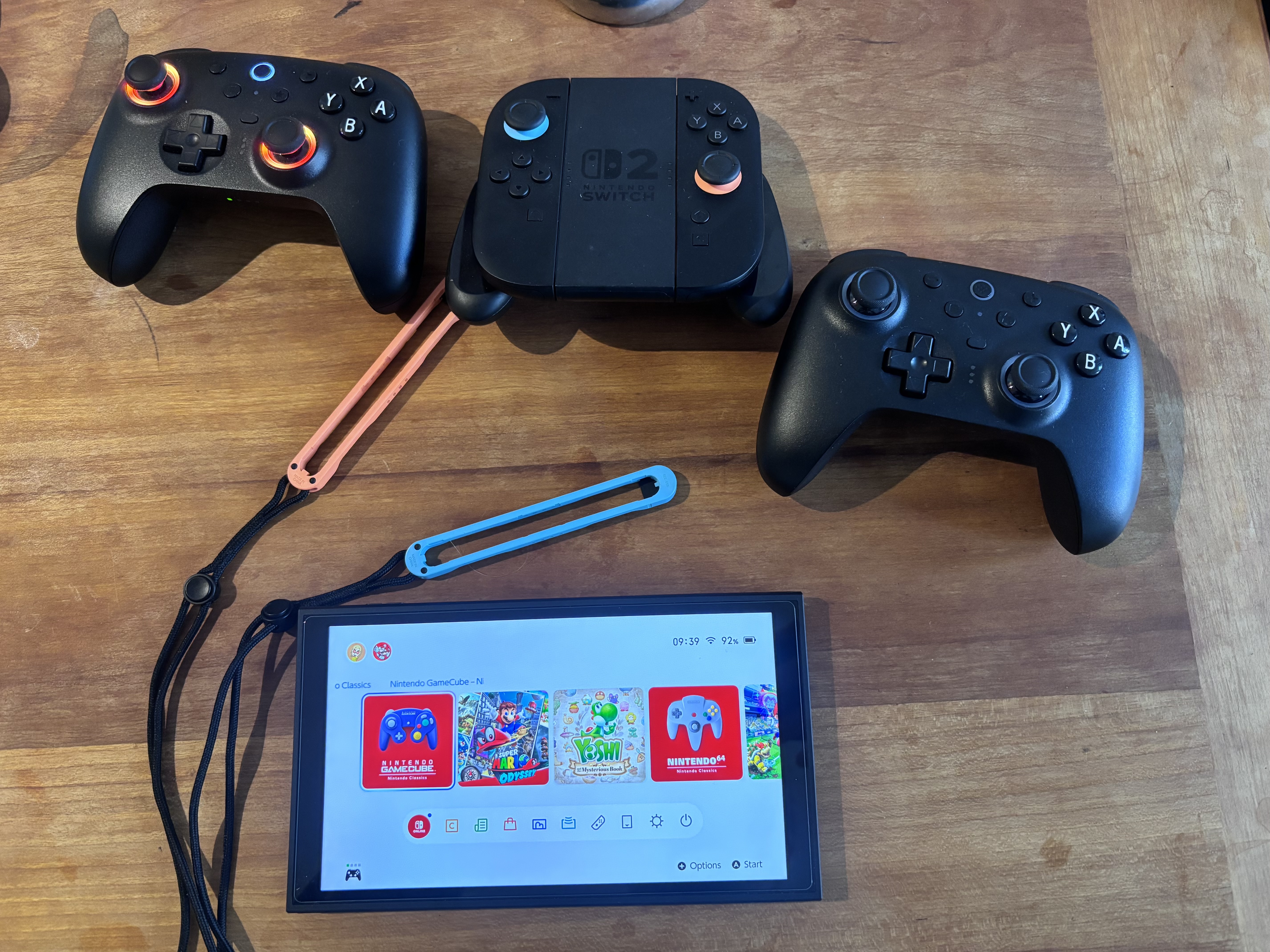 Nintendo switch 2 + 4 kontroller och spel