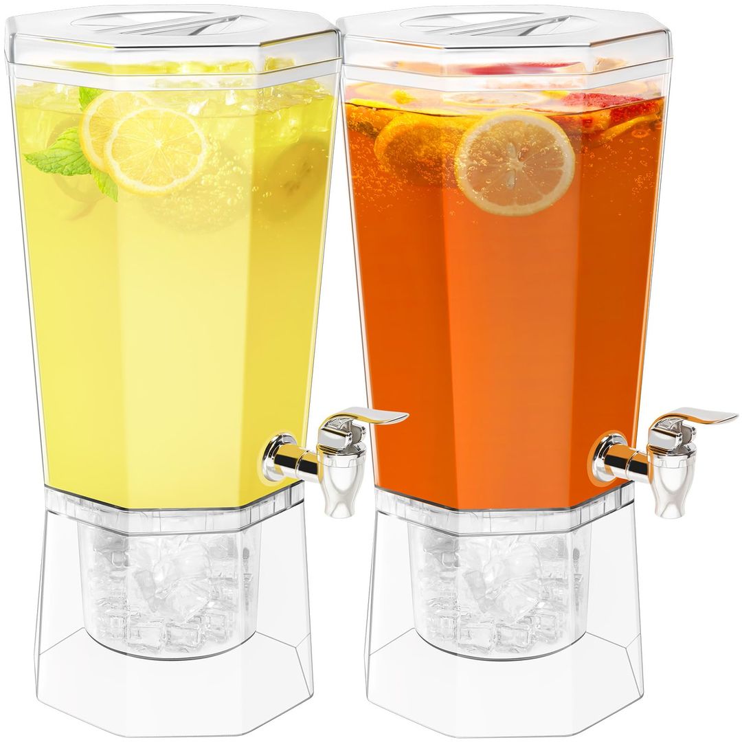 4l beverage dispenser with tap and stand 