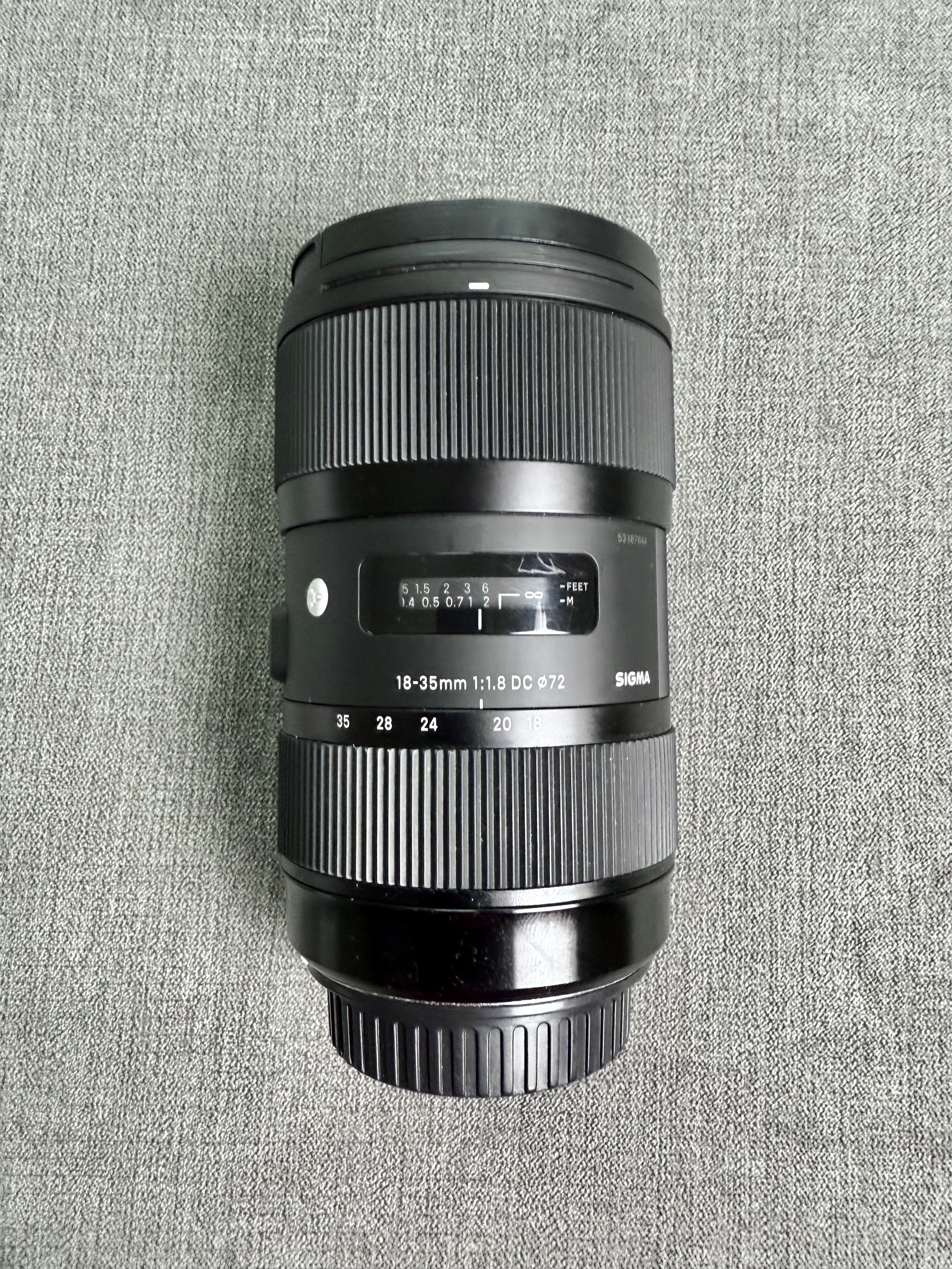 Sigma 18-35mm f/1.8 dc hsm art lens for canon ef