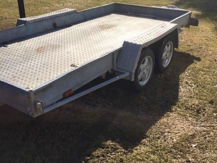 Biltrailer 2000 kg, biltransport, bilsläp