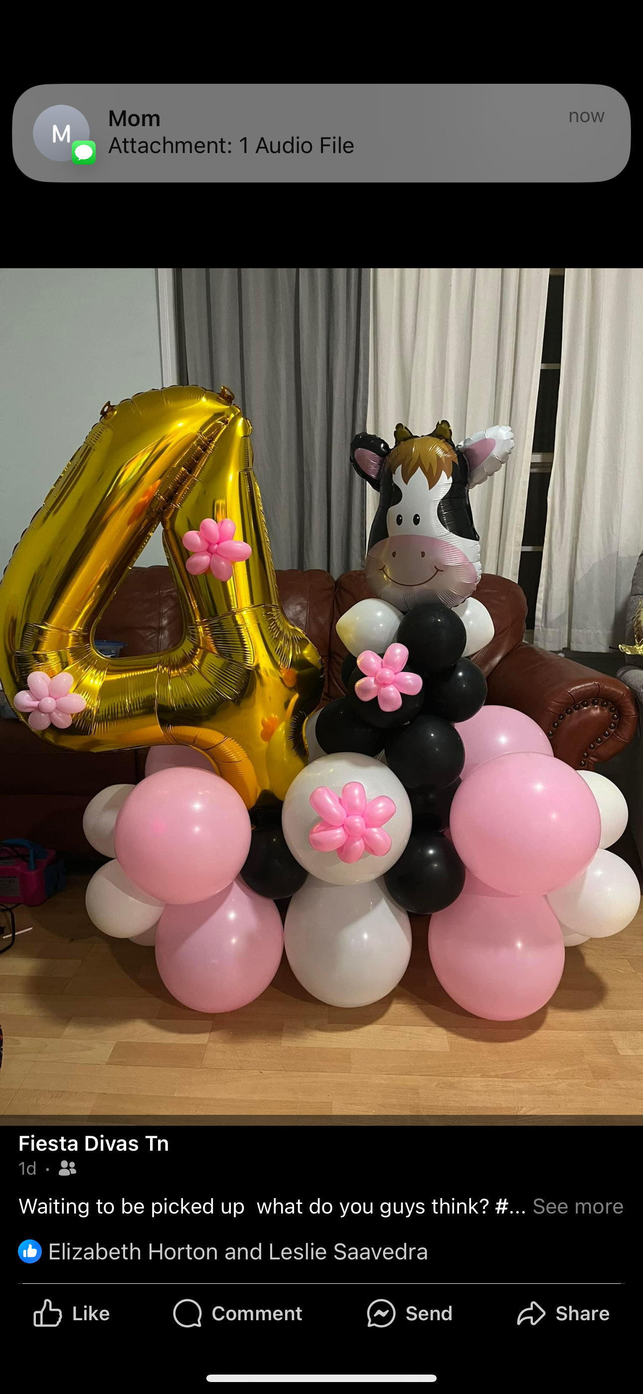 Number balloon bouquets