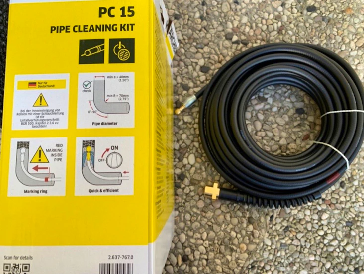 Avloppsrensarslang kärcher 15 meter