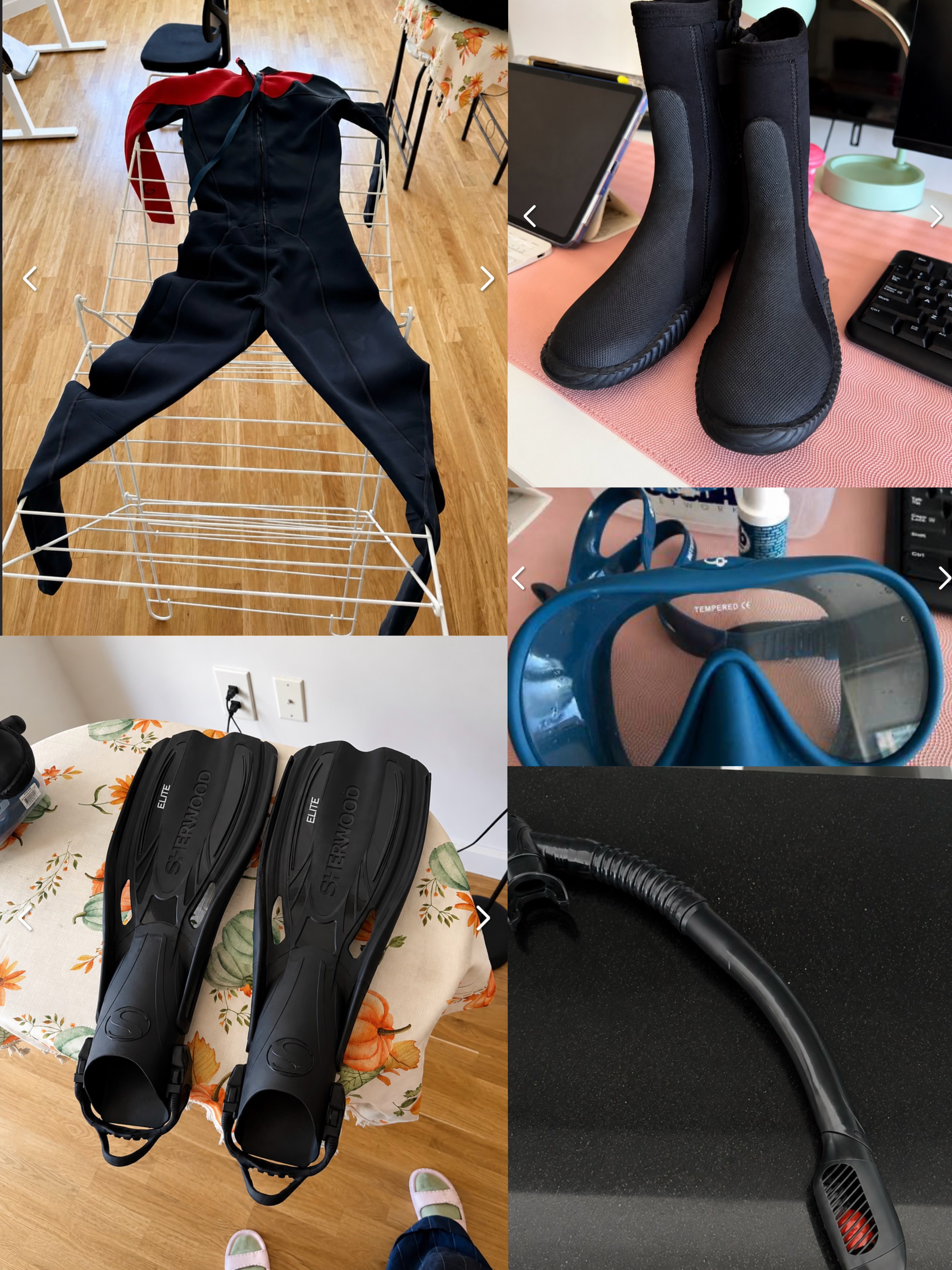 ⁠diving & snorkeling gear – complete set available