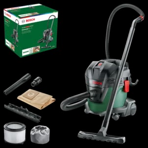 Bosch universal vac15 grovstøvsuger både til vått og tørt!