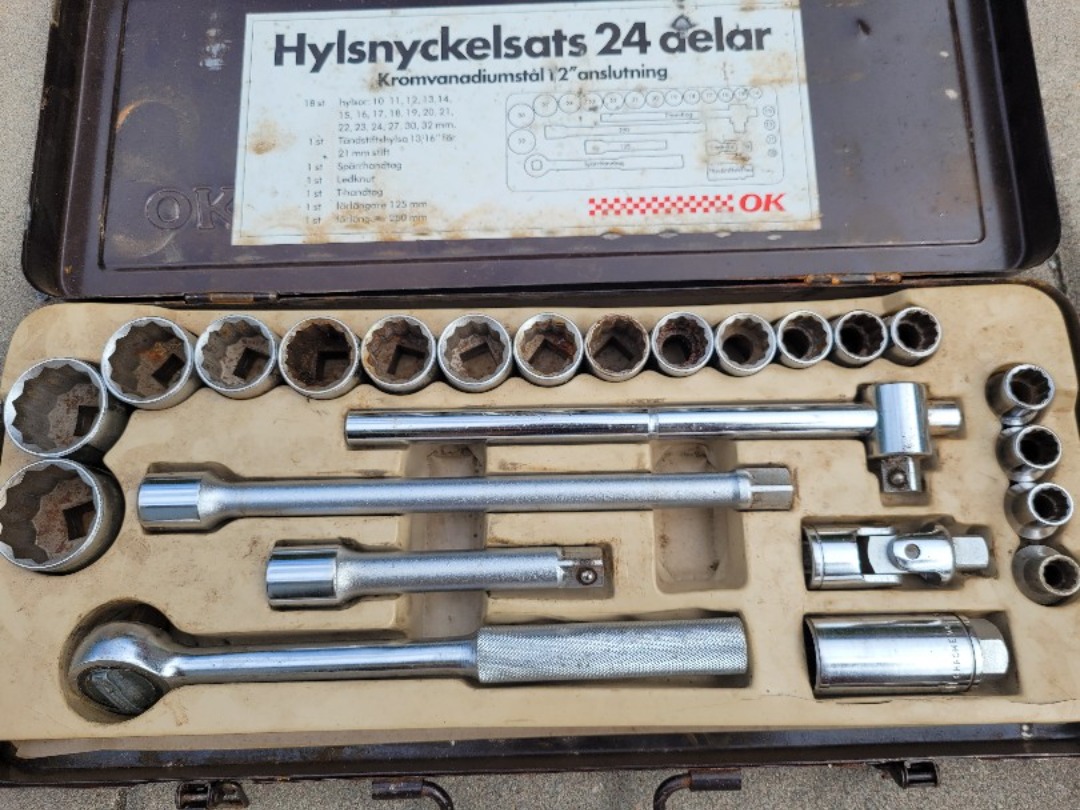 Hylsnyckelsats 10-32mm