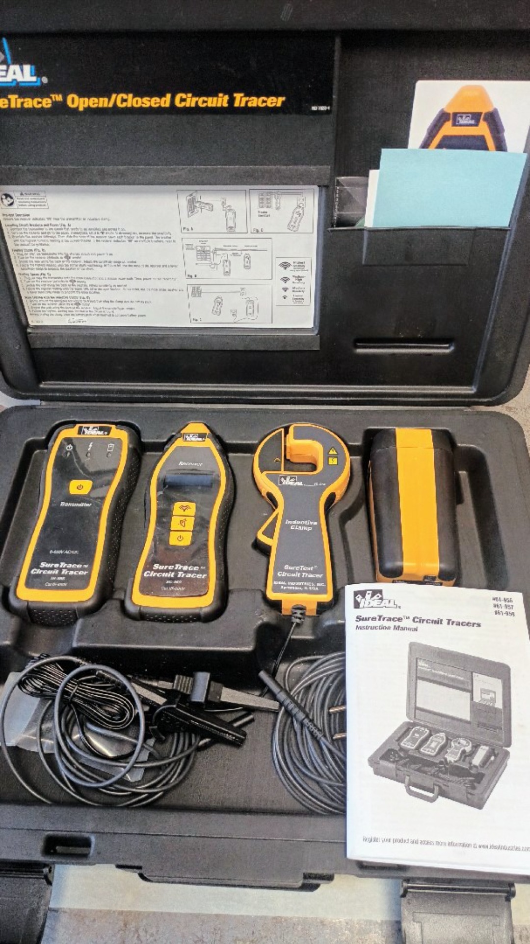 Sure trace 959 cable tracer kit cat iii 600v