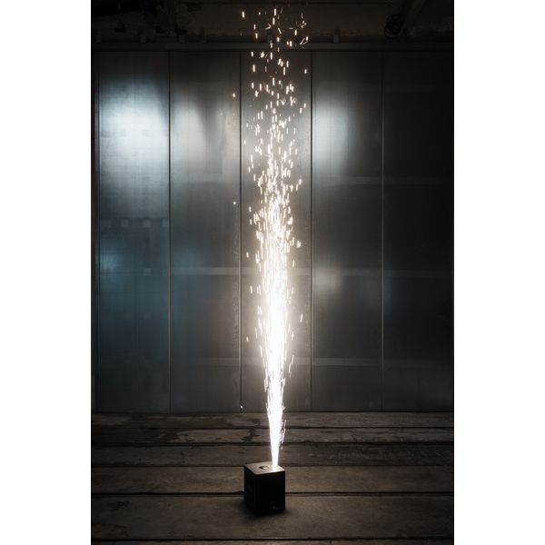 Kaldgnistmaskin x2 inkl granulat – stairville prometheus spark 1 med fjernkontroll