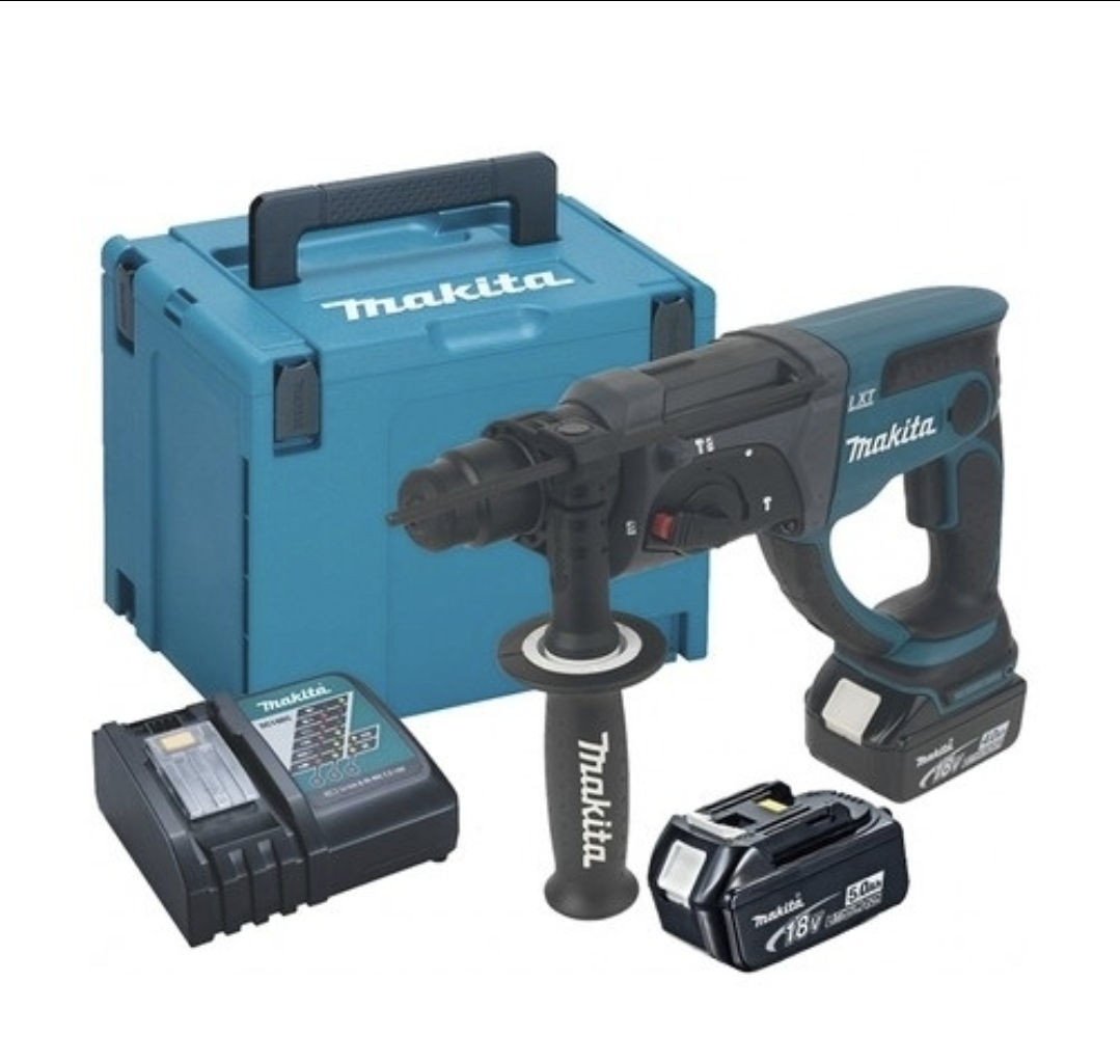 Borrhammare för borrning i betong batteridriven makita 18v