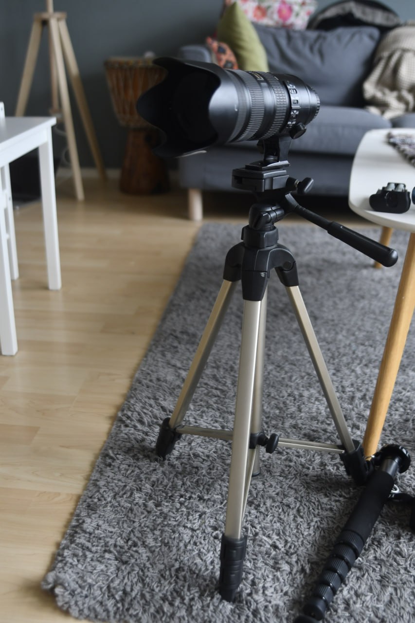 Tripod + kulehode (sirui)