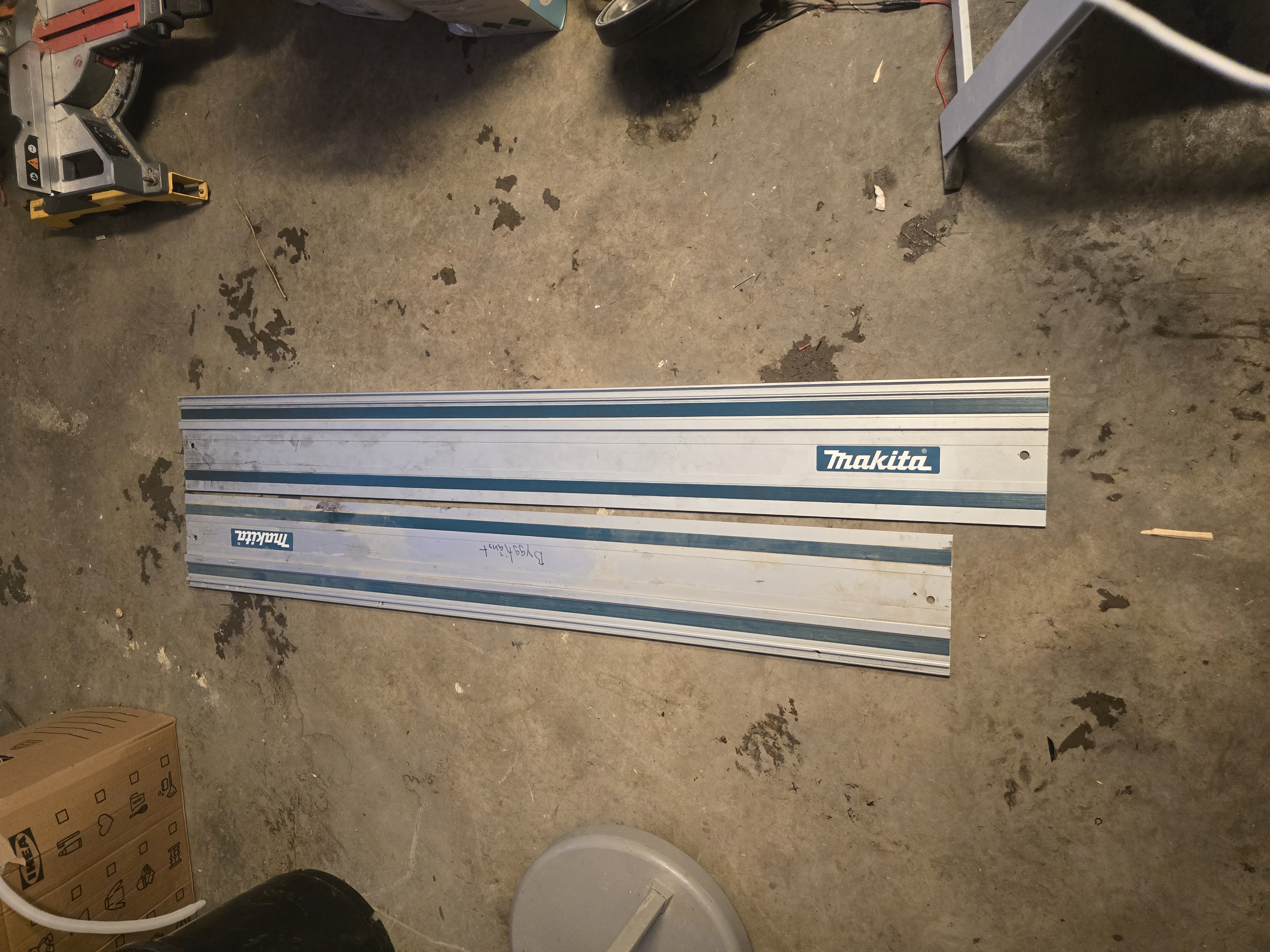 2 makita sänksågskenor
