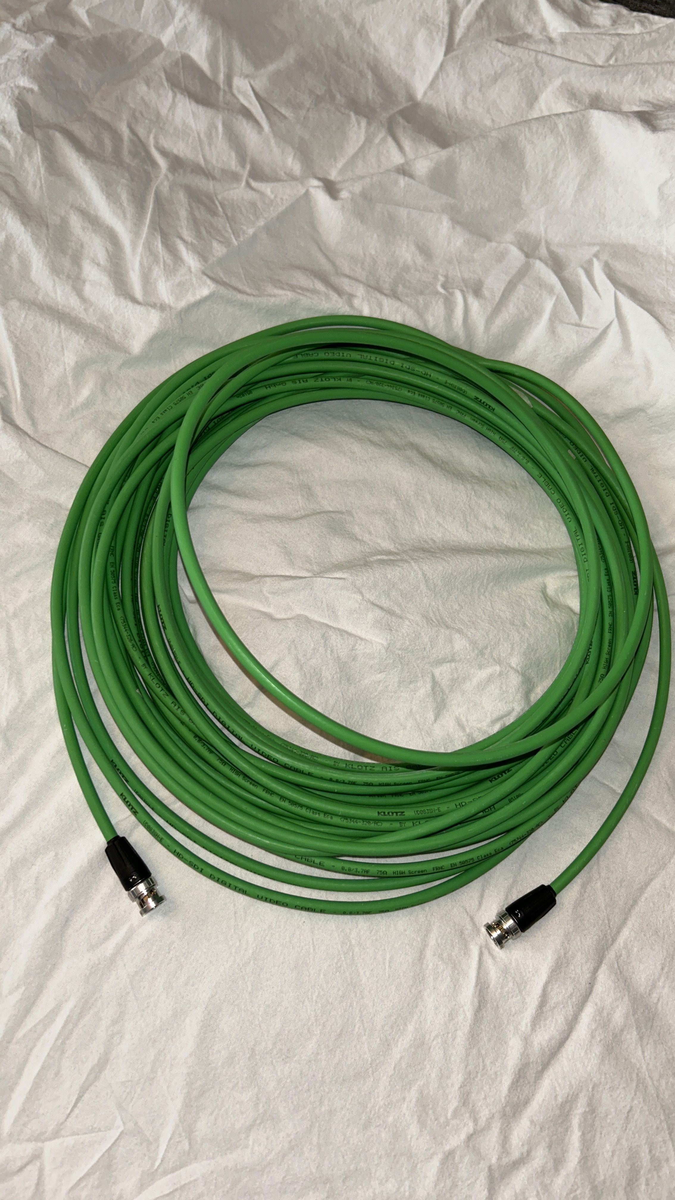 2 st klotz pro sdi-kablar (20 meter styck)