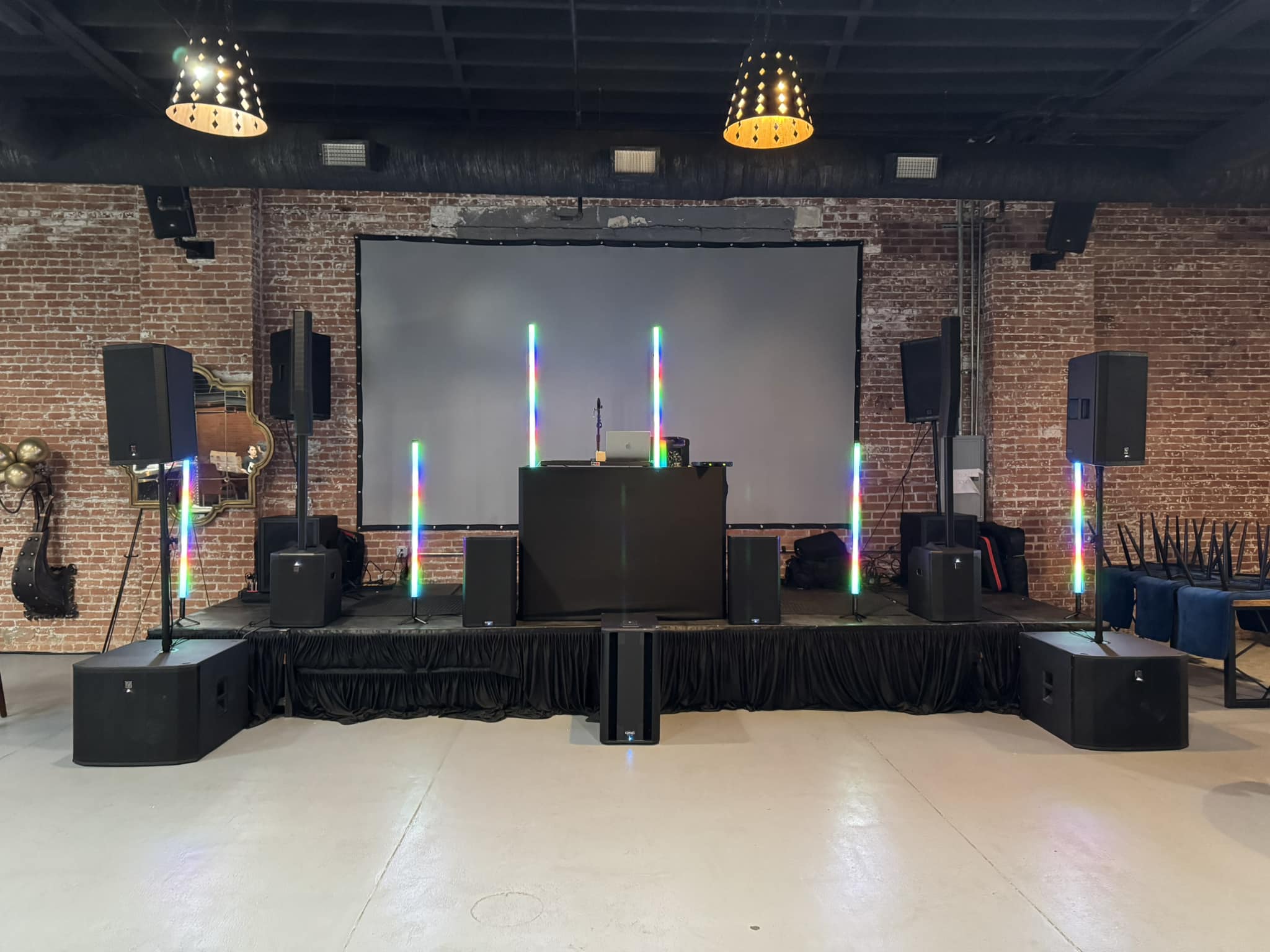 Rent a professional event sound system (qsc) – setup + engineer included