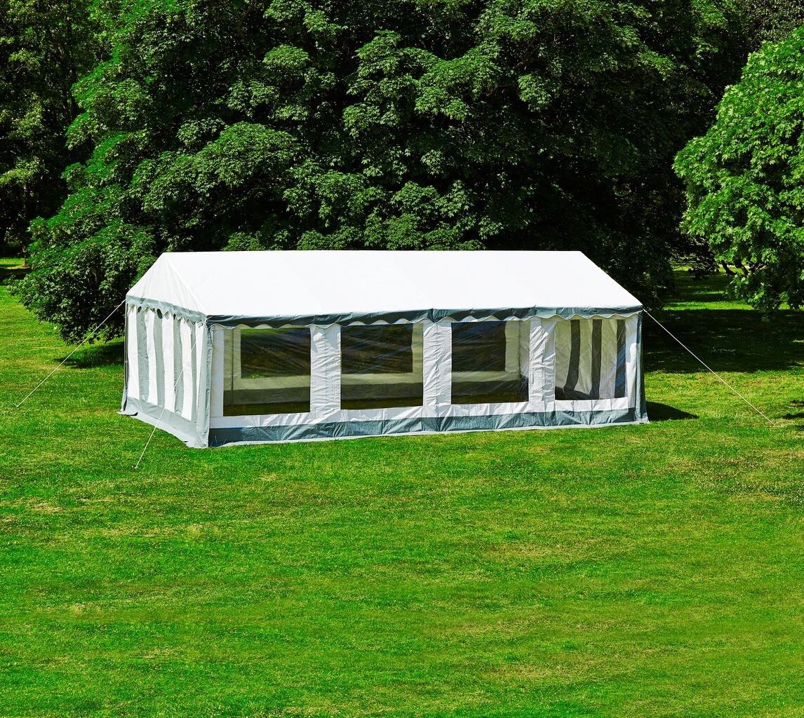 Partytelt 5 x 8 meter med monteringsmanual
