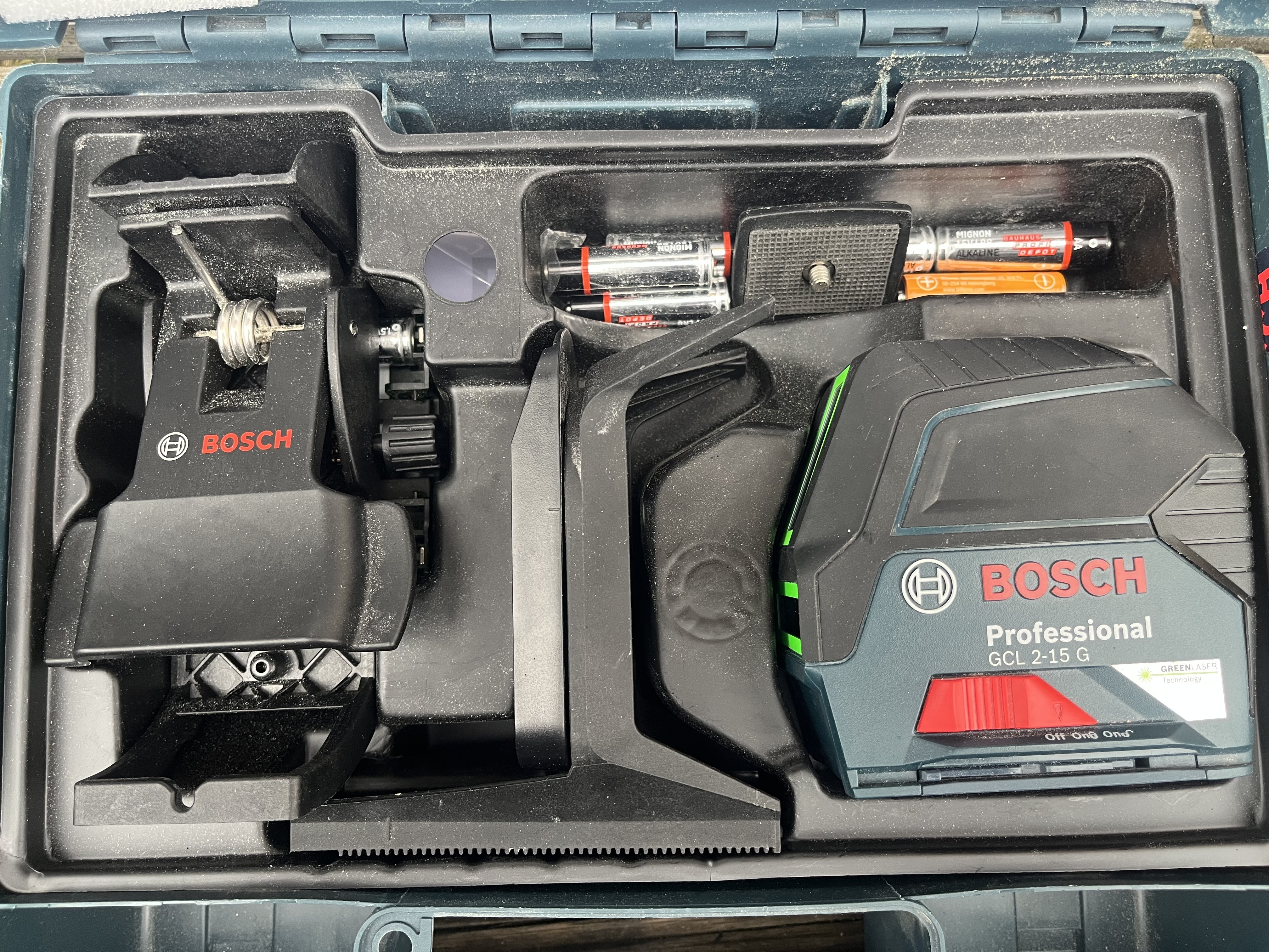 Krysslaser bosch pro - grön