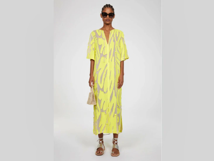 Rodebjer lynn applique klänning