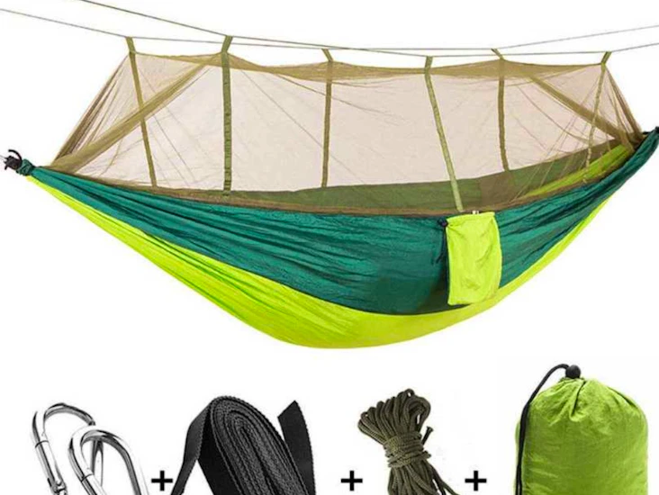 1 hengekøye med myggnett