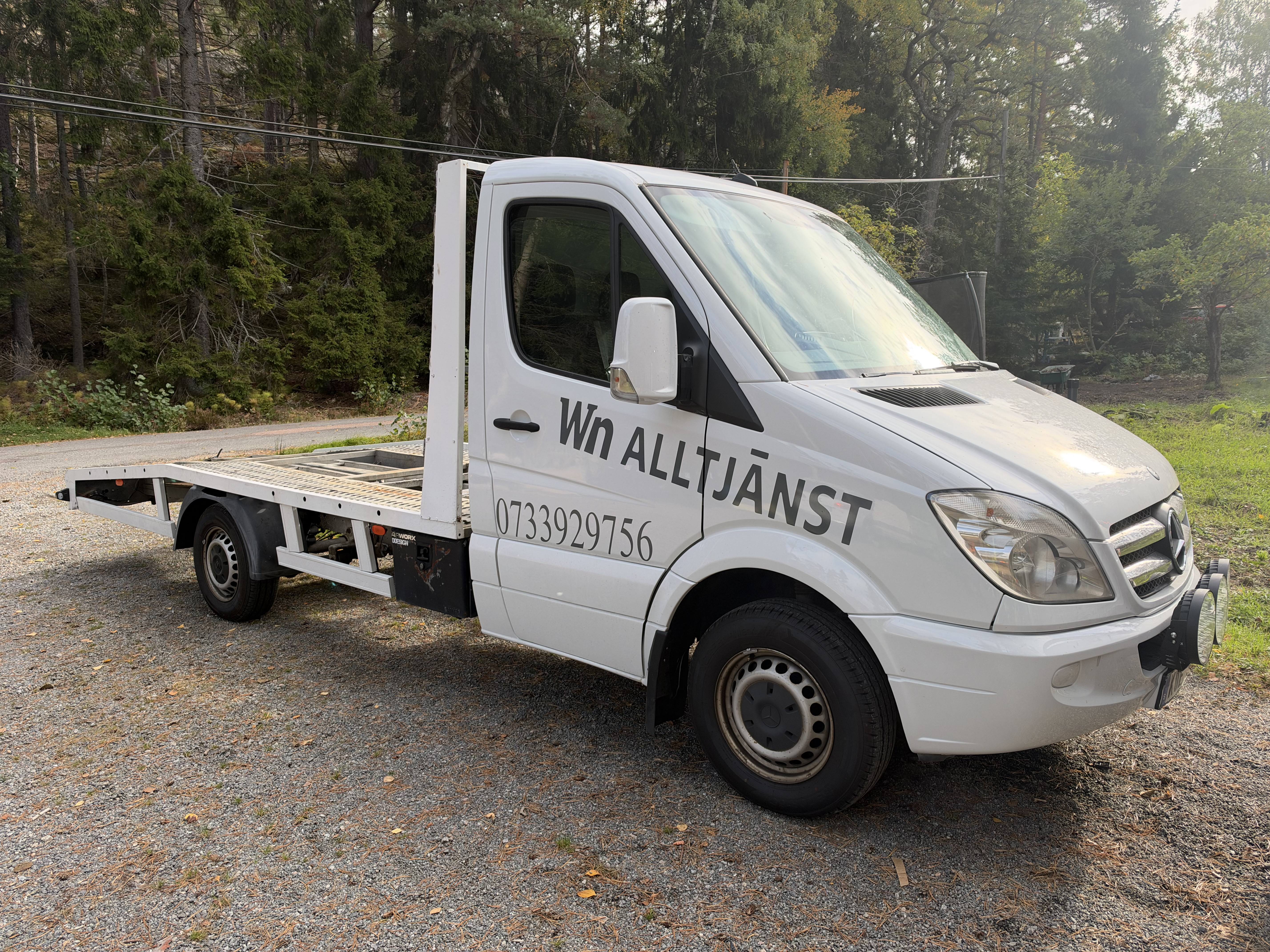 Mercedes biltransport 1400kg b-kort