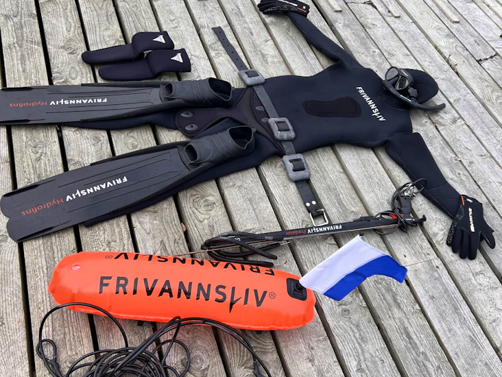 Komplett fridykkings-pakke