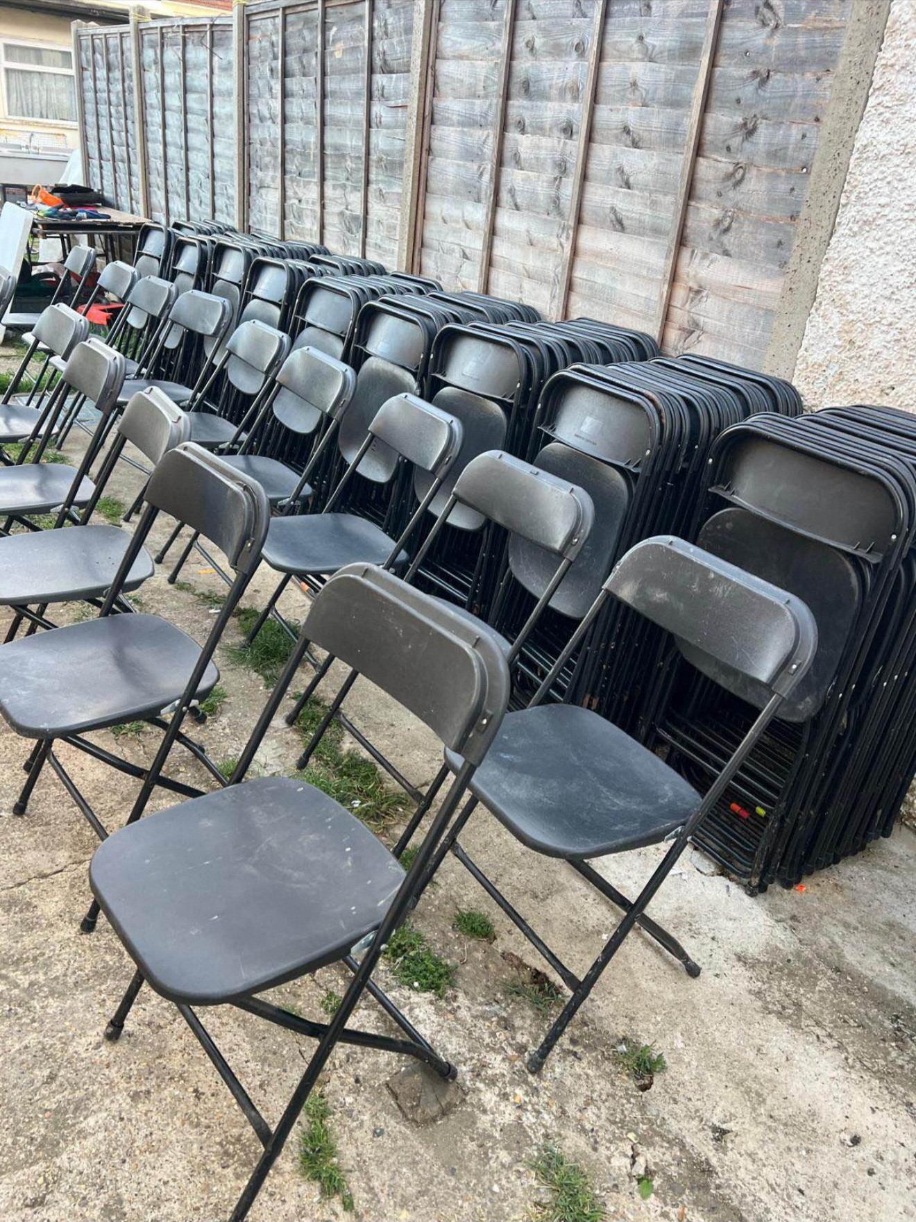 Folding chair hire £2/day. each