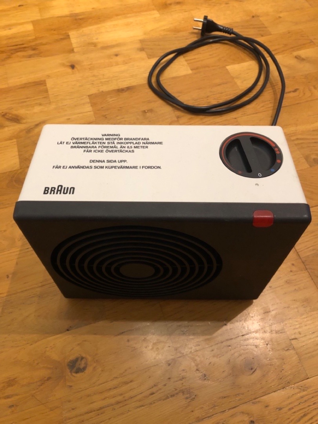 Braun värmefläkt 2000w