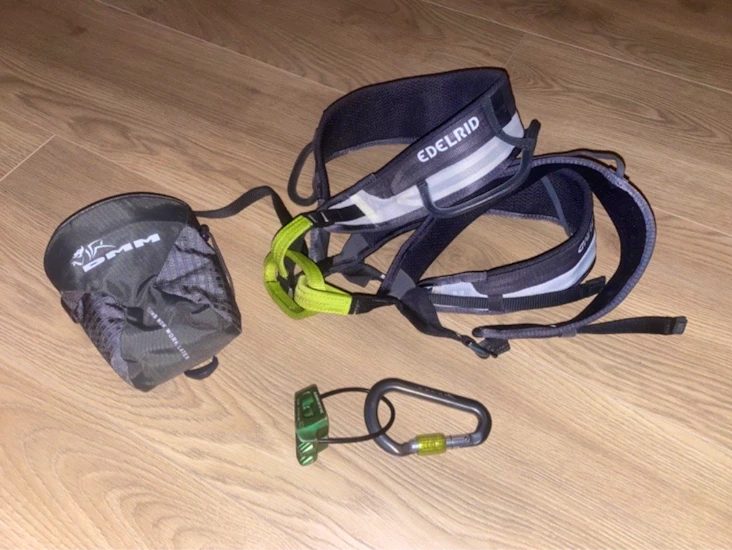 Klatresele m/l og taubrems