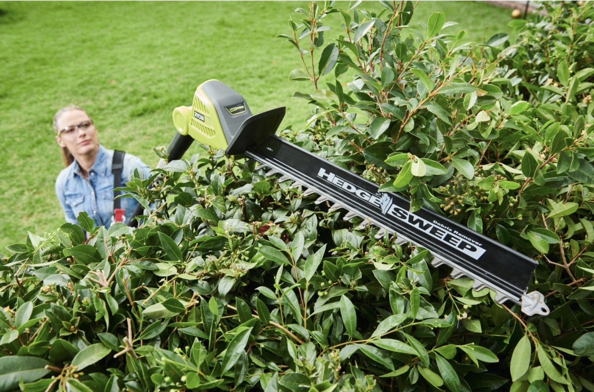 Teleskop ryobi hækkeklipper 