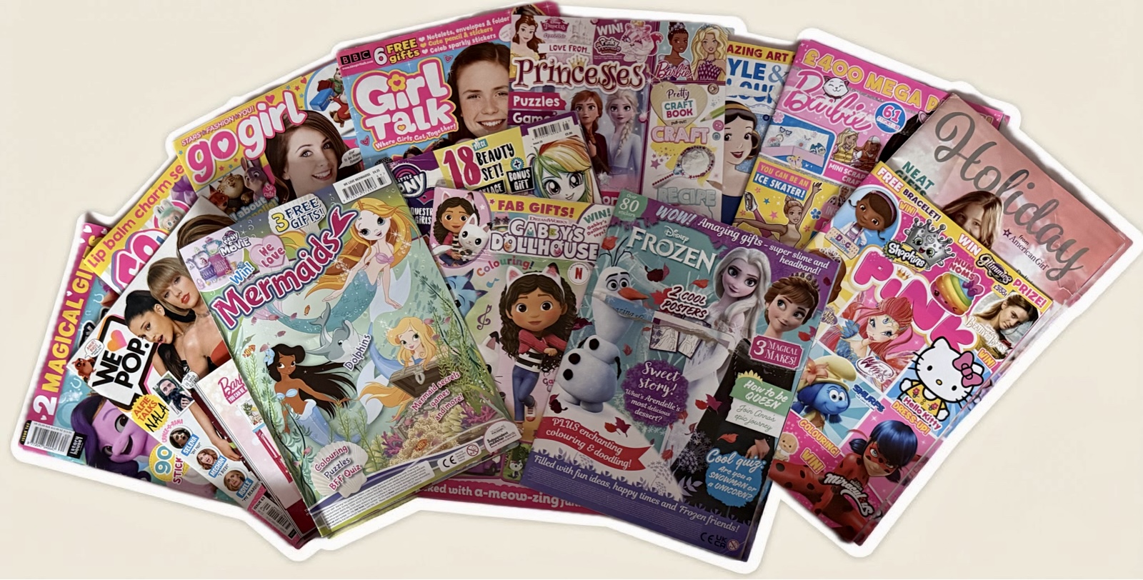Girls’ magazine party hire 