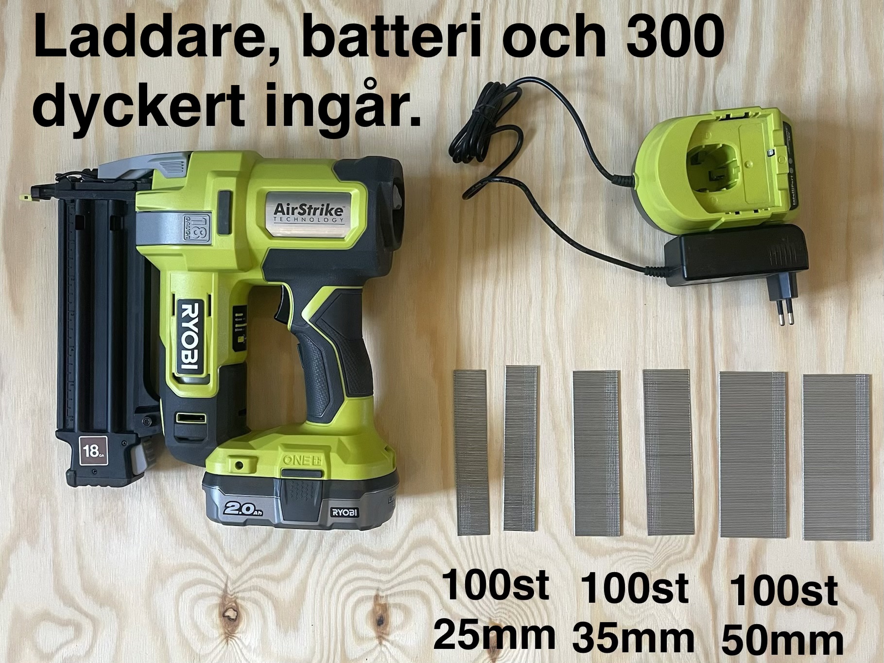 Batteridriven dyckertpistol