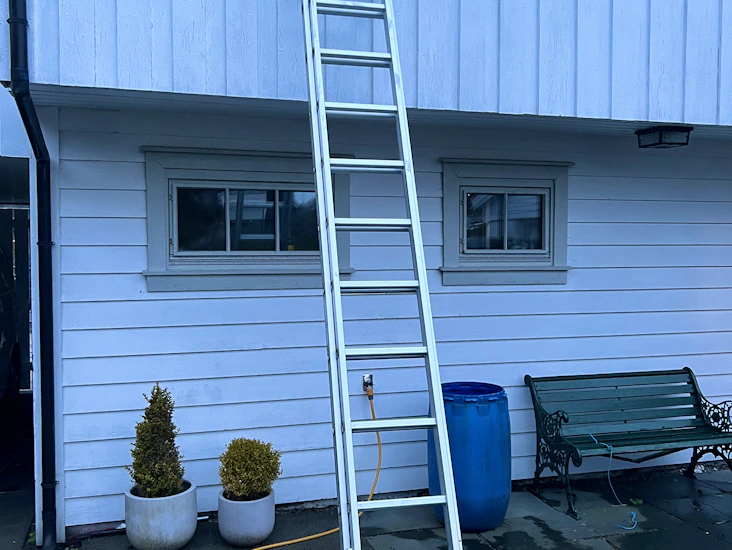 Stige 2 delt m/fot - 5,9 m