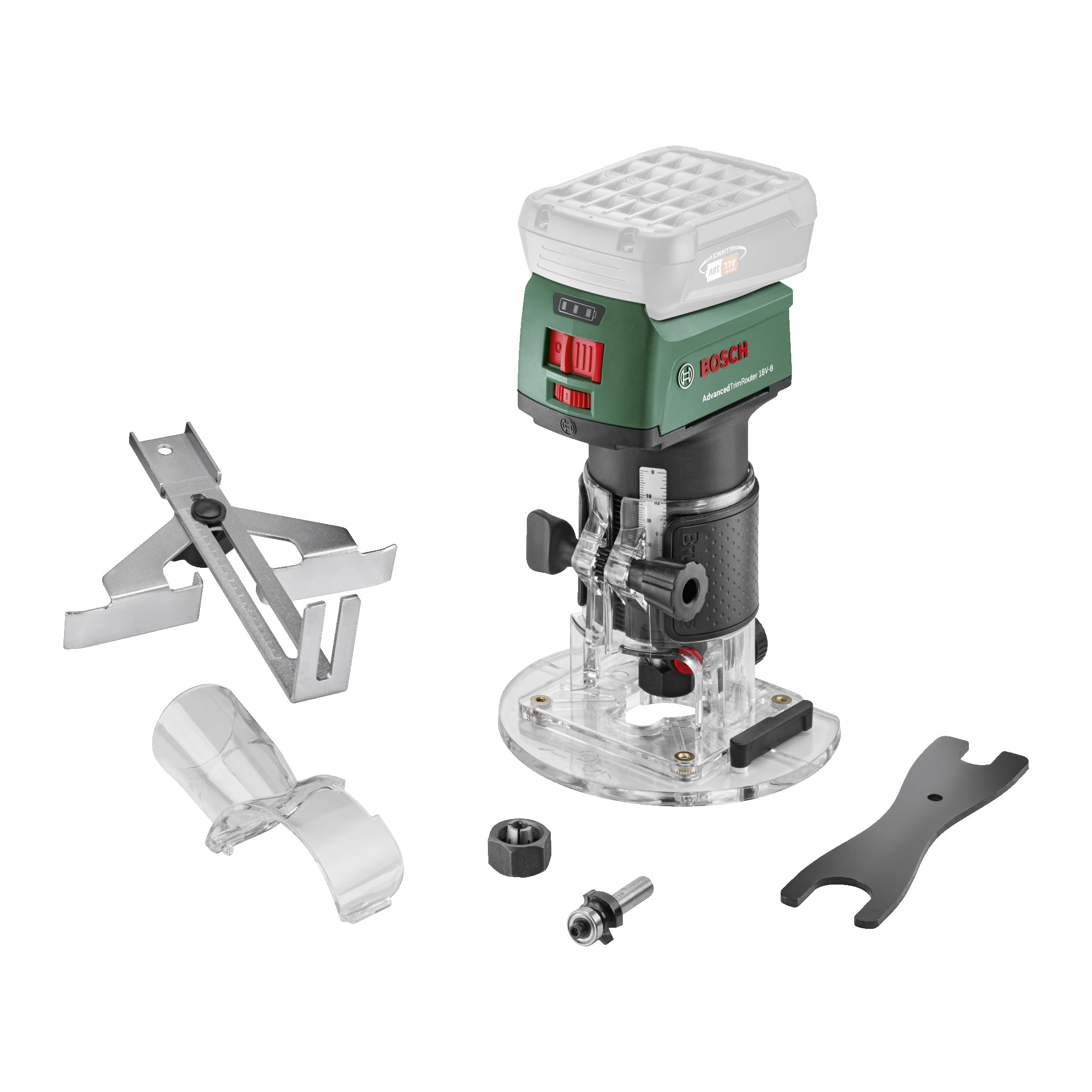 Bosch håndoverfres 18 v batteridrevet